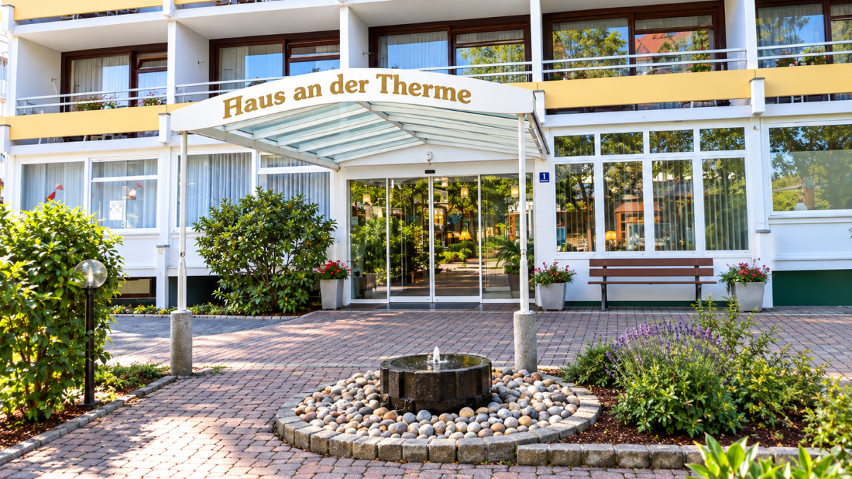 Ansicht Haus an der Therme